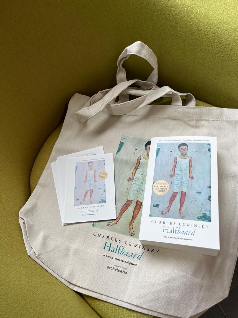 Winnen X Het Boek Halfbaard Van Charles Lewinsky Plus Totebag Margriet