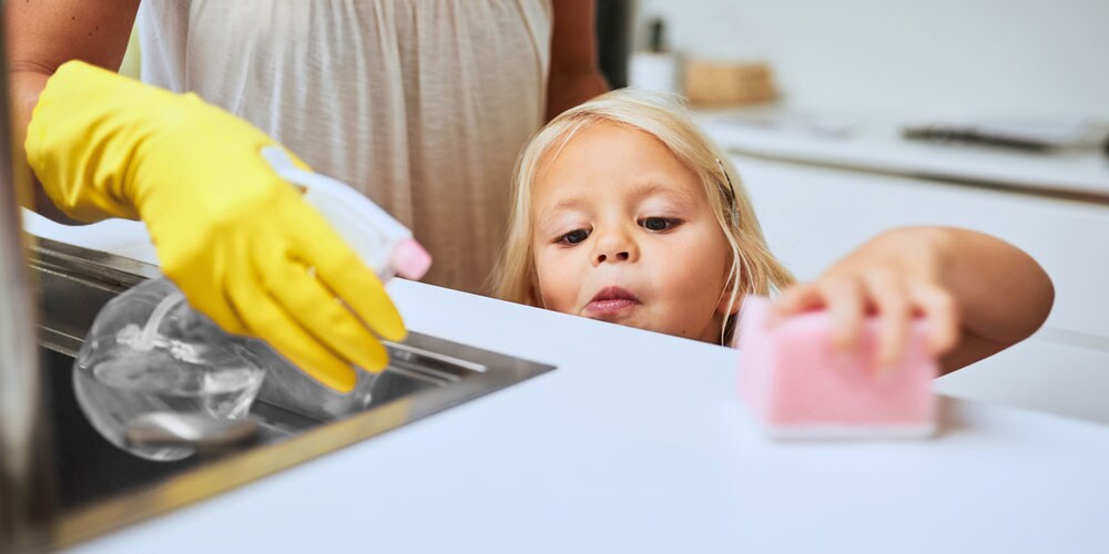 ramen lappen ui in water