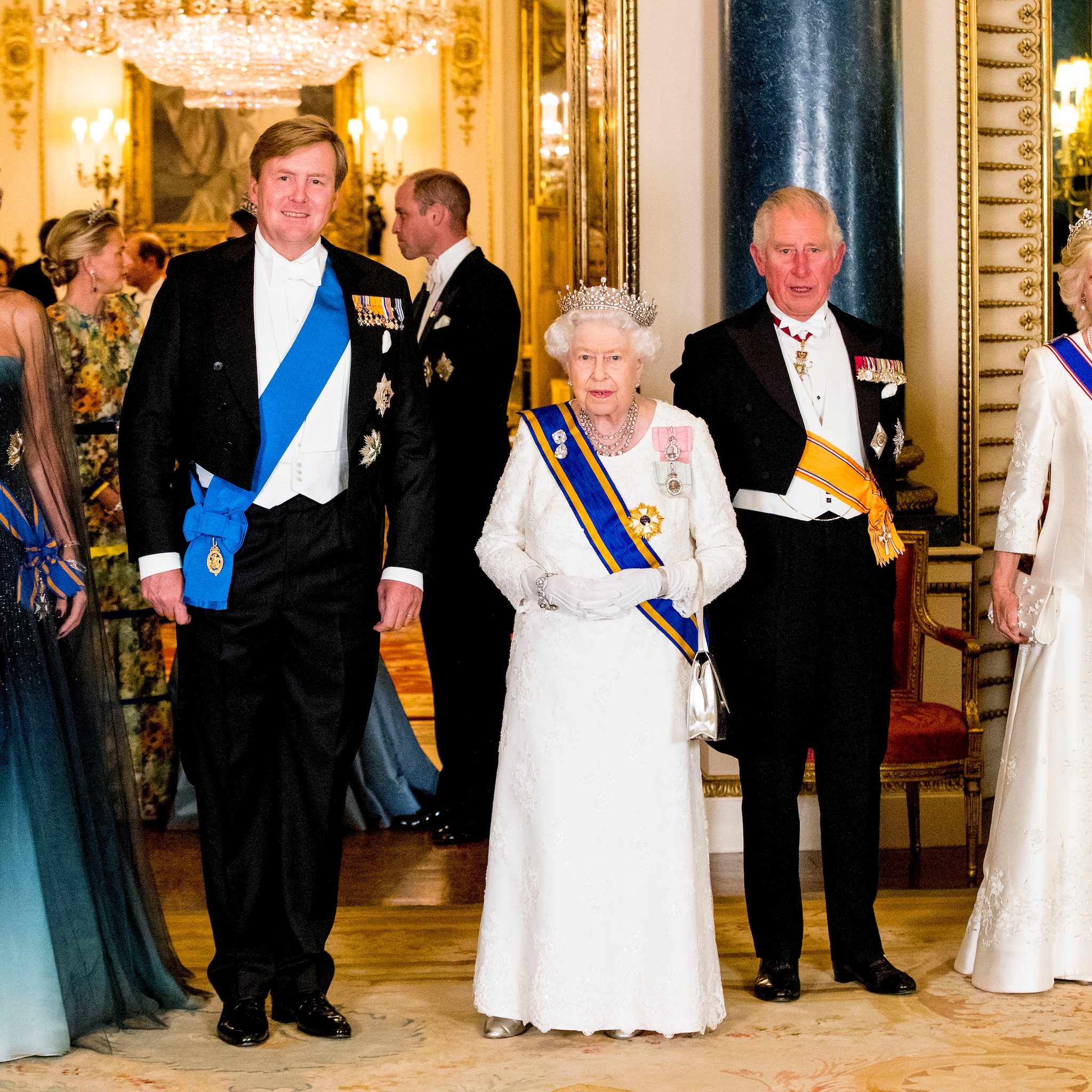 Deze mensen zijn aanwezig op de begrafenis van Elizabeth