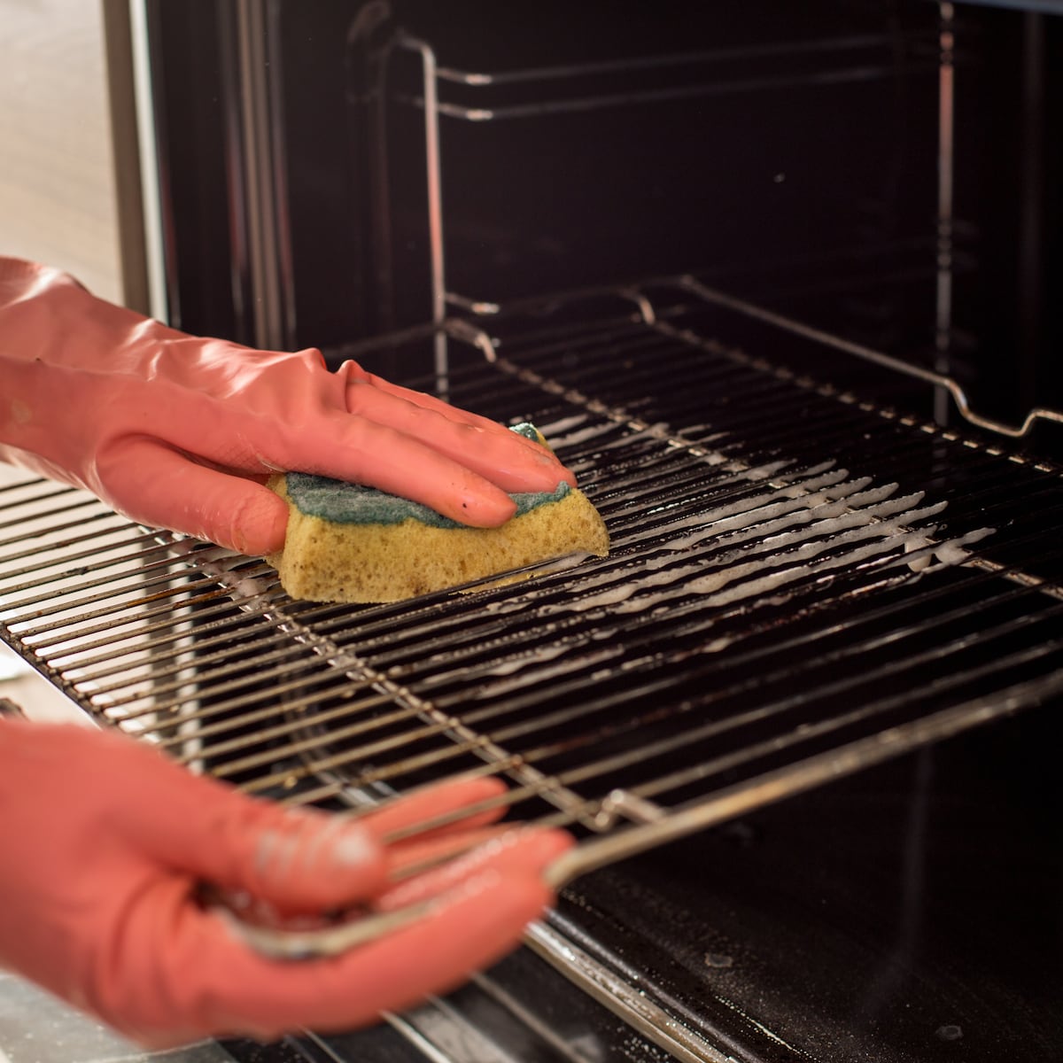 oven rek schoonmaken