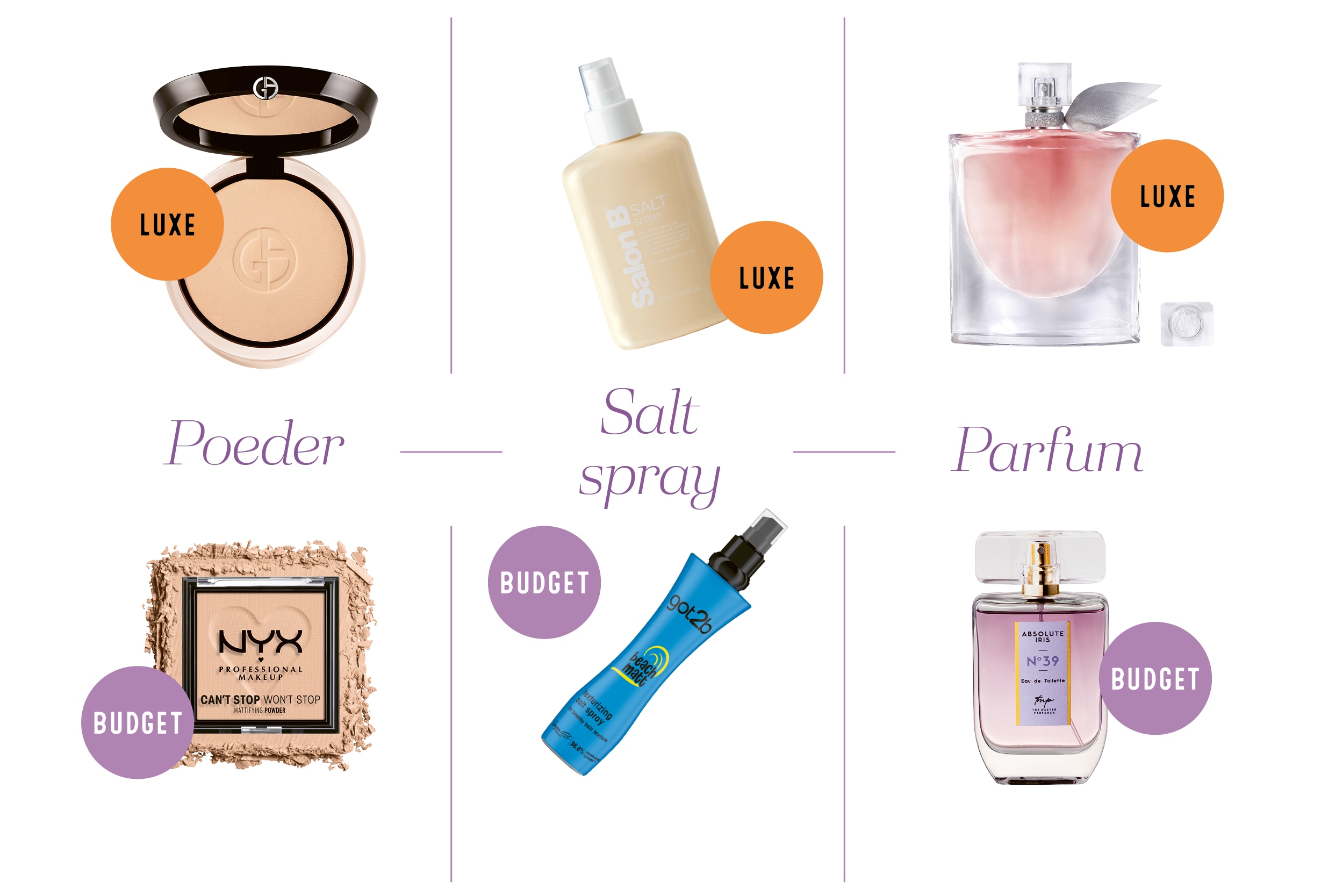 Luxe beautyproducten en hun budgetvariant | Margriet