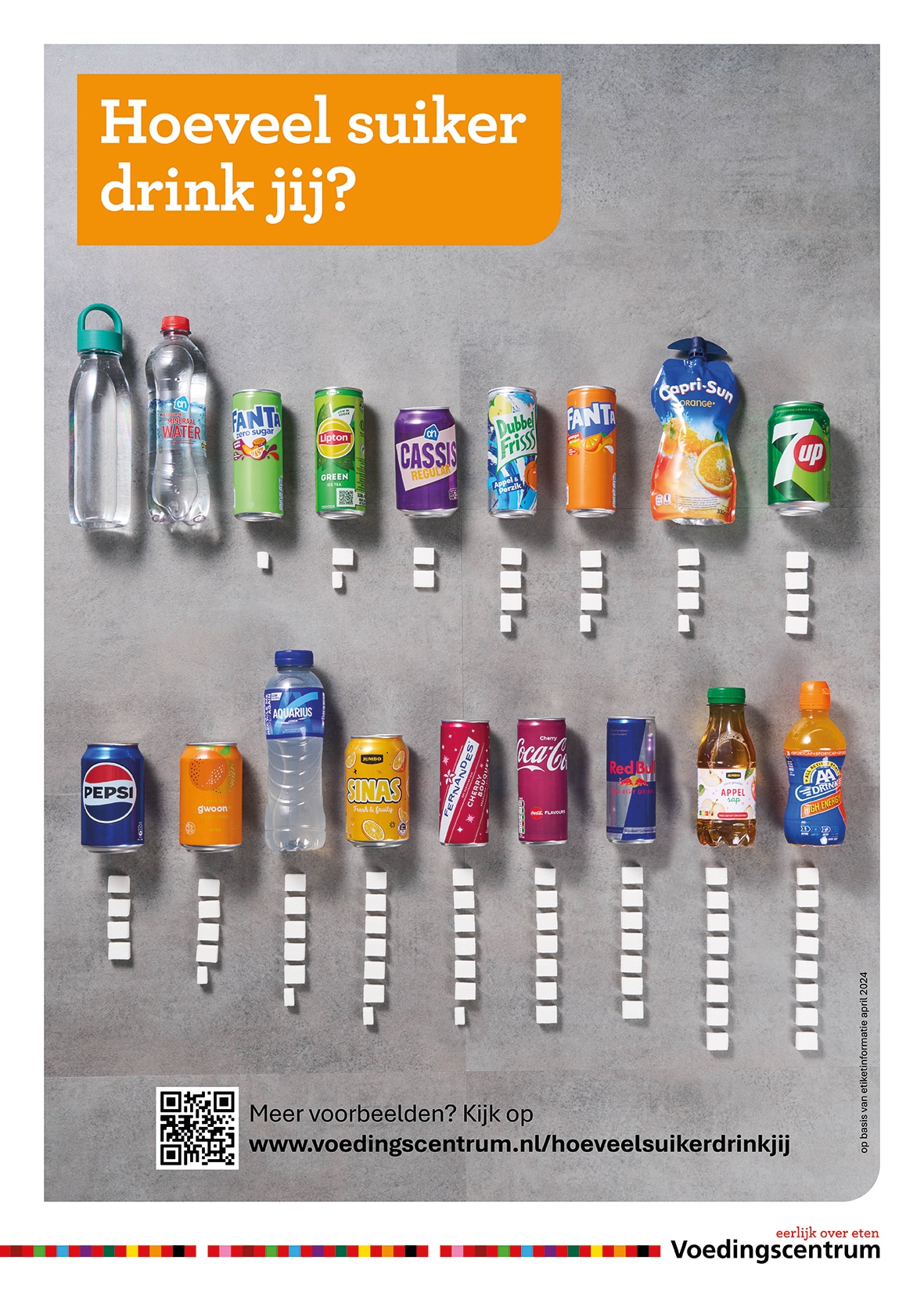 Zoveel suikerklontjes zitten er in je favoriete frisdrank Margriet