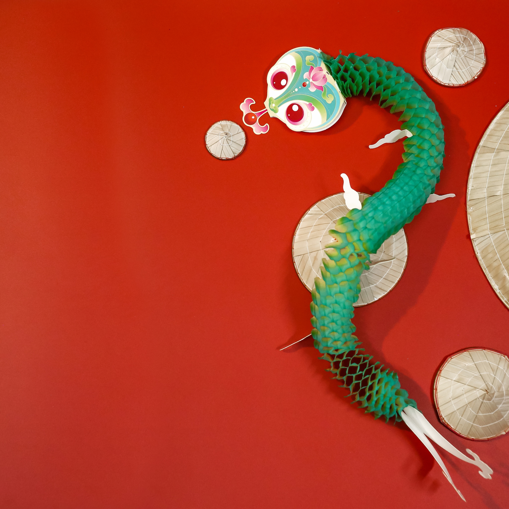 Jaar van de slang 2025 beeldje, Feng Shui sculptuur ambacht