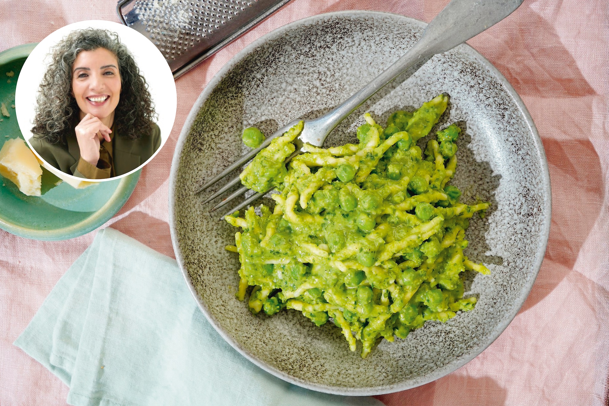Recept: De groene doperwtjes-pasta van Nadia Zerouali